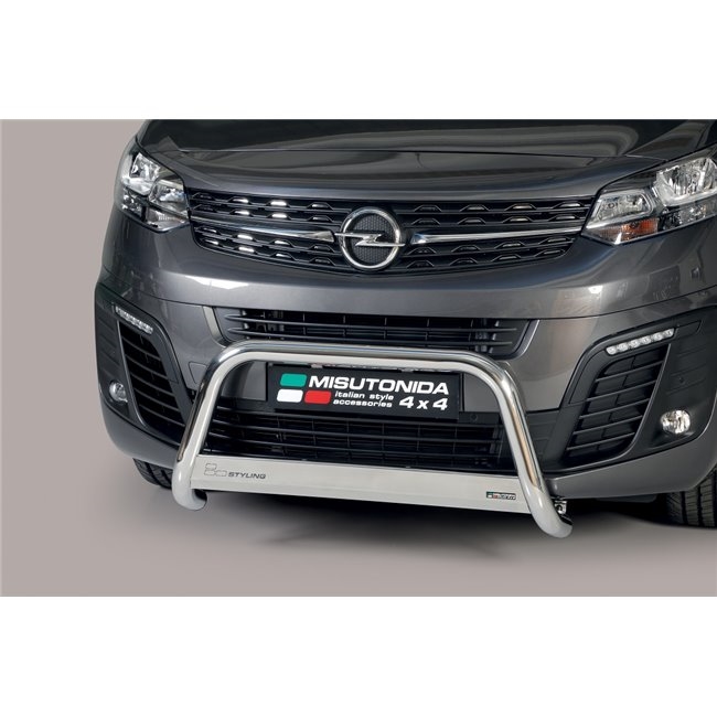 A-bar City EU godkendt - Blank i rustfri stål til Opel Zafira Life årg. 20+