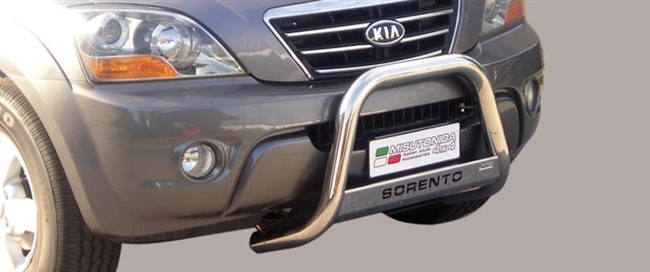 A-bar City EU godkendt - Blank i rustfri stål med logo til Kia Sorento årg. 06-08