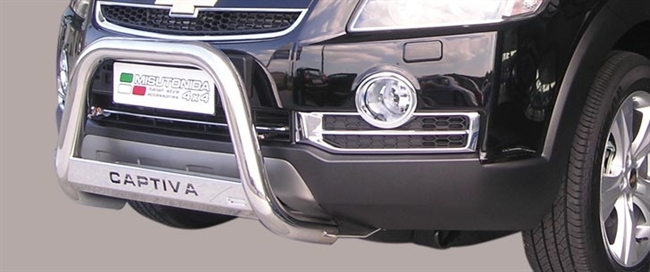A-bar City med logo- EU godkendt - i rustfri stål fås i sort og blank til Chevrolet Captiva Årgang 2006-2010