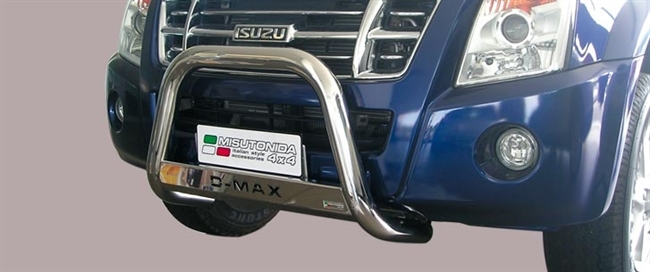 A-bar City med logo EU godkendt - Blank i rustfri stål til Isuzu D-Max årg. 07-12