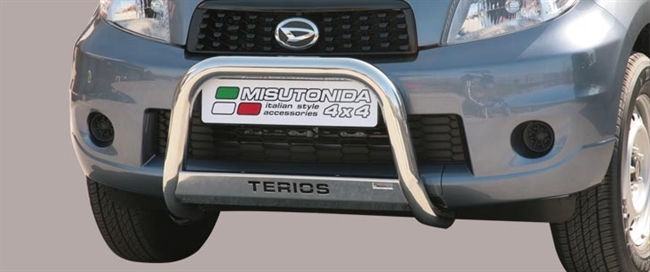 A-bar City med logo - EU godkendt - Blank i rustfri stål til Daihatsu Terios årg. 09> MK4