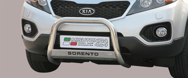 A-bar City - EU godkendt - Fås i sort og blank - i rustfri stål med logo til Kia Sorento årg. 09-12