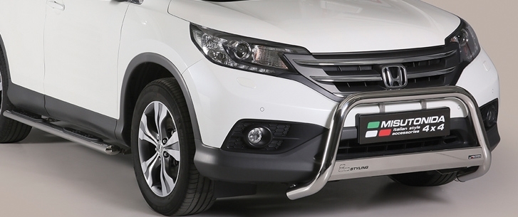 A-bar City - EU godkendt - Fås i sort og blank i rustfri stål med billogo Honda CRV årg. 12-16