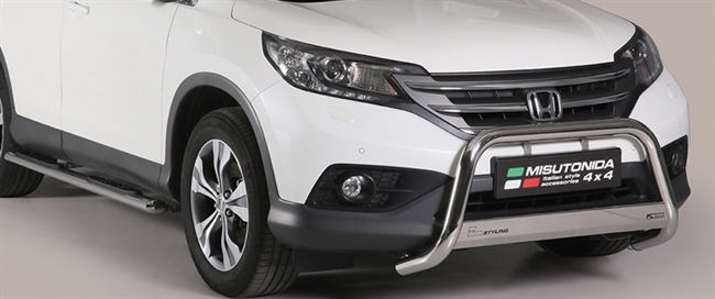 A-bar City - EU godkendt - Fås i sort og blank - i rustfri stål med billogo til Honda CRV årg. 12-16