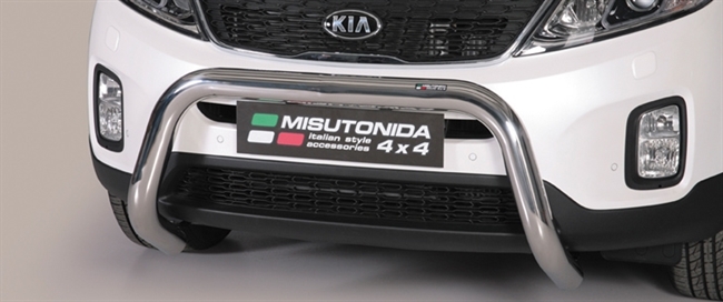 Frontbøjle (Super Bar) EU godkendt i rustfri stål - Blank til Kia Sorento årg. 12-15