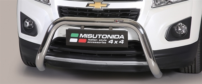 Frontbøjle(Super Bar) i rustfri stål - Blank til Chevrolet Trax årg. 13>