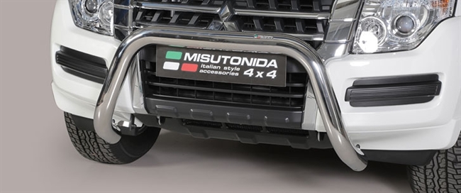 Frontbøjle (Super Bar) - EU godkendt - i rustfri stål til Mitsubishi Pajero årg. 15+