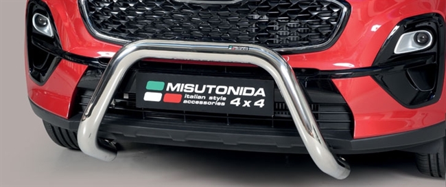 Frontbøjle (Super Bar) EU godkendt i rustfri stål til Kia Sportage årg.16+