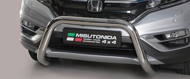 Frontbøjle (Super Bar) - EU godkendt - Fås i sort og blank - i rustfri stål til Honda CRV årg. 16-18