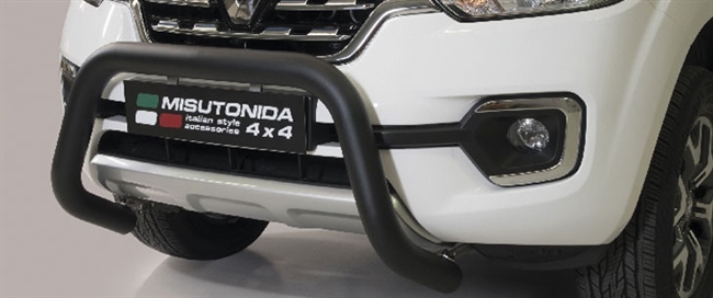 Frontbøjle (Super Bar) - EU godkendt - Sort - i rustfri stål til Renault Alaskan årg. 18+