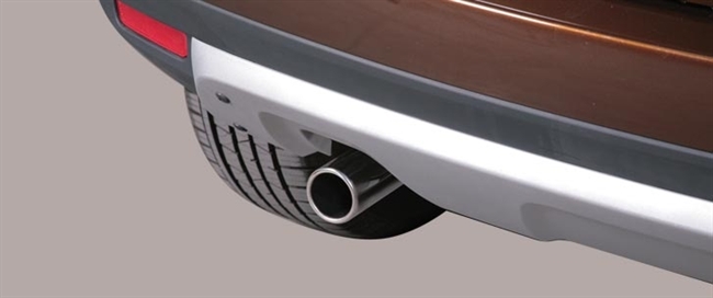 Udstødningsrør i rustfri stål til Dacia Duster årg. 10-18