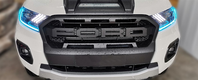 Frontgitter - Grill facelift til Ford Raptor/Ranger Wildtrack PX III årg. 19+