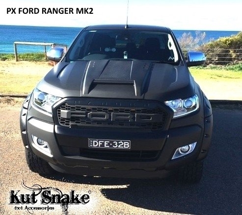 Frontgitter - Raptor Grill facelift til Ford Ranger PX II årg. 16+
