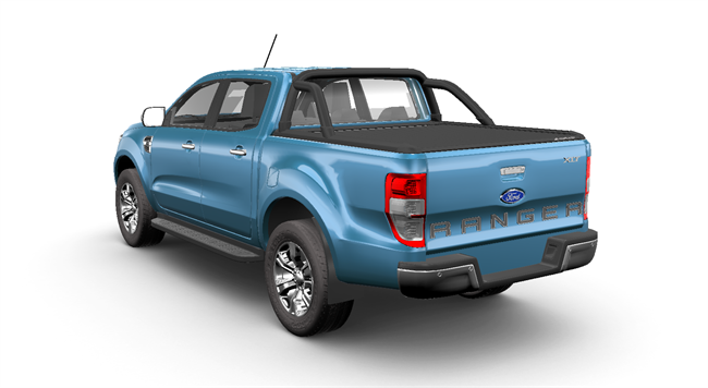 SPORTS BAR Mountain Top fra RealTruck Sort med tredje bremselys til EVOm til Ford Ranger Alle modeller Årgang 2011- 