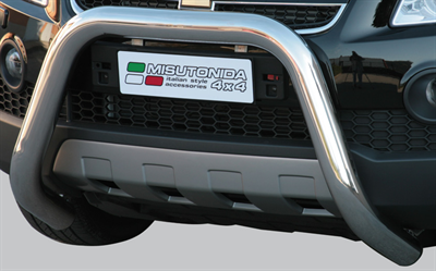 Frontbøjle (Super Bar) - Blank i rustfri stål til Ford Ranger årg. 12+