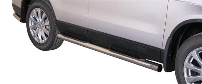 Side bars med trin fra Mach i rustfri stål - Fås i sort og blank til Honda CR-V årg. 10-12