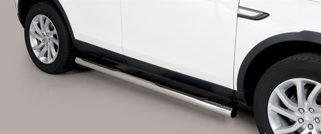 Side bars (trinbrædder) med trin fra Mach i rustfri stål - Fås i sort og blank til Land Rover Discovery Sport årg. 18+