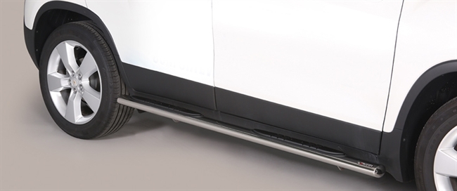 Side bars med trin ovale med trin fra Mach i rustfri stål - Blank til Chevrolet Trax