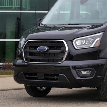 Frontgitter - Grill  Rustfrit stål nederste del til Ford Transit Mk8 Årgang 2014+