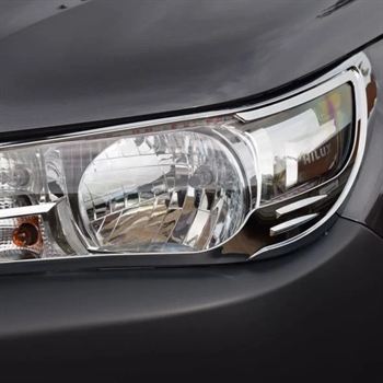 Forlygterammer - Krom fra Trux til Toyota Hilux Årgang 2016-2020
