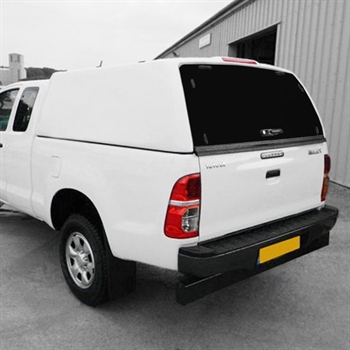 Hardtop fra Carryboy Tradesman - Lakeret i 040 white til Toyota Hilux X/C Årgang 2005-2016