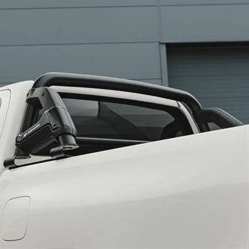 Styrtbøjle/Roll Bar - Sort sportsbar med ABS-sidedetaljer fra KEKO til Toyota Hilux D/C Årgang 2021+