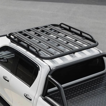 Tagbagagebærer/Roof Rack - Predator  med siderælinger til Toyota Hilux D/C Årgang 2016+