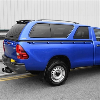 Hardtop CarryBoy Leisure lakeret i bilens originalfarve til Toyota Hilux Single Cab Årgang 2016+