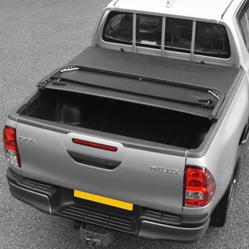 Soft Cover Tri-Fold fra Trux til Toyota Hilux Double Cab årg. 2021+(Med ladder rack)