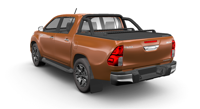 SPORTS BAR Mountain Top fra RealTruck Sort til EVOm til Toyota Hilux Alle modeller Årgang 2016-