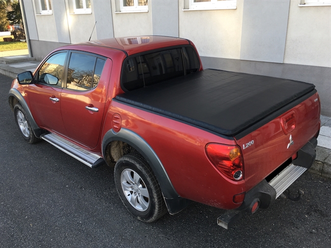 Soft Cover - hidden snap til Mitsubishi L-200 Double Cab Årgang 2009-2015