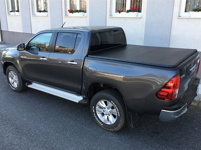 Soft Cover - Hidden Snap til Toyota Hilux Double Cab Årgang 2015+