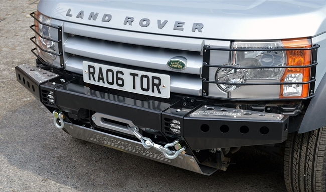 Spilkofanger med styretøjsbeskytter fra Raptor 4x4  Land Rover Discovery 3