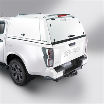Hardtop - ProTop Gullwing uden glasrude i bagdøren lakeret i bilens originalfarve til Isuzu D-Max E/C Årgang 2010-2020