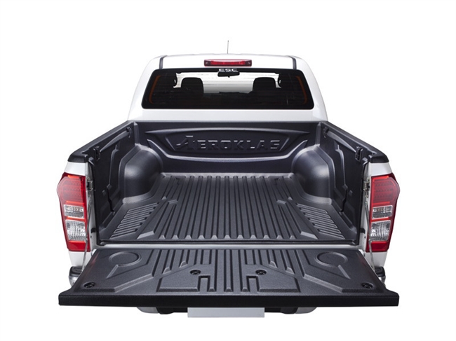Ladindsats/bedliner - Over rail fra Aeroklas til Isuzu D-Max Double Cab 2012-2015