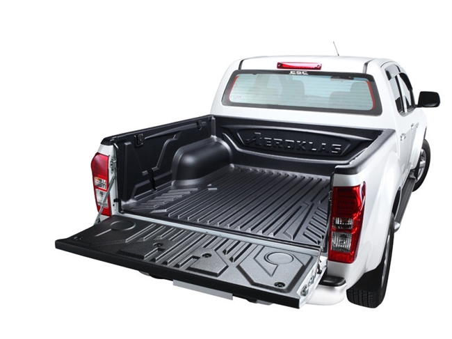 Ladindsats/bedliner - Over rail fra Aeroklas til Isuzu D-max Double Cab Årgang 2015-2020