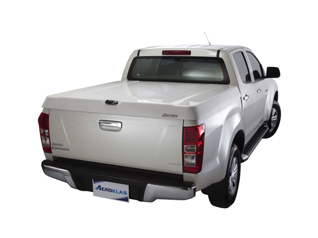 Ladtop Aeroklas Speed hard cover lakeret i bilens originalfarve til Isuzu D-max Double Cab Årgang 2020+