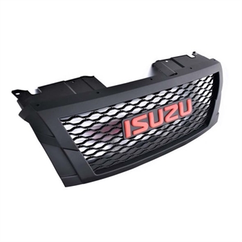 Frontgitter - Grill facelift i matsort fra Predator til Isuzu D-Max Årgang 2017-2020