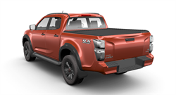 Roll cover EVOe elektrisk/fjernbetjent roll cover i Sort Mountain Top fra RealTruck til Isuzu D-Max D/C Årgang 2020+