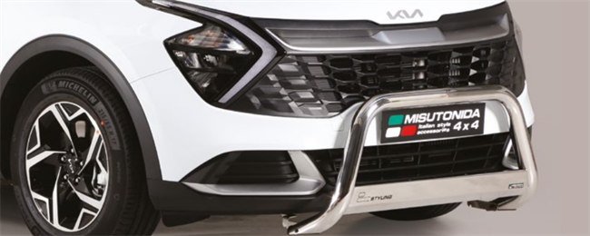 A-bar City EU godkendt - Blank i rustfri stål til Kia Sportage årg. 22+