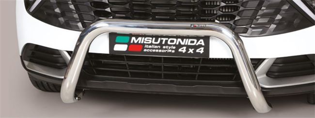 Frontbøjle (Super Bar) i rustfri stål - Blank til Kia Sportage Årgang 22+