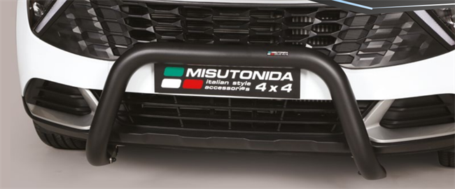 Frontbøjle (Super Bar) i rustfri stål - Sort til Kia Sportage Årgang 22+