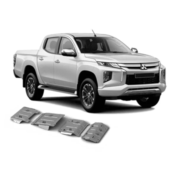 Undervognsbeskyttelse - Komplet sæt fra Trux til Mitsubishi L200 D/C Årgang 2019-2021