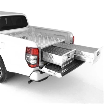 Ladskuffer (Sliding tray) fra Trux med to ladskuffer til Mitsubishi L200 D/C Årgang 2019-2021
