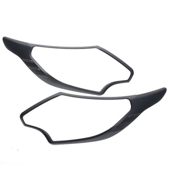 Forlygte panel/indsats fra Trux i matsort til Mitdubishi Årgang 2015-2019