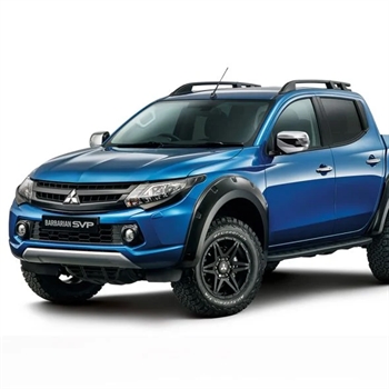 Tagrælinger - Roof Rails X-Treme i sort fra Trux til Mitsubishi L200 D/C Årgang 2015-2019