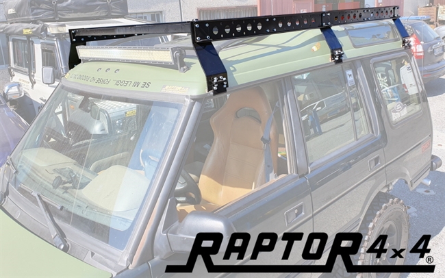 Tagbagagebærer fra Raptor 4x4 til Land Rover Discovery I og II