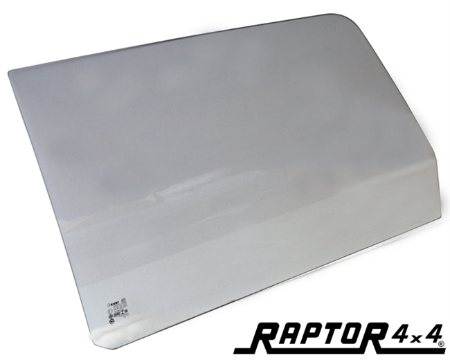 Siderude fordør højre side i klart glas til Suzuki Samurai SJ/Santana modeller 