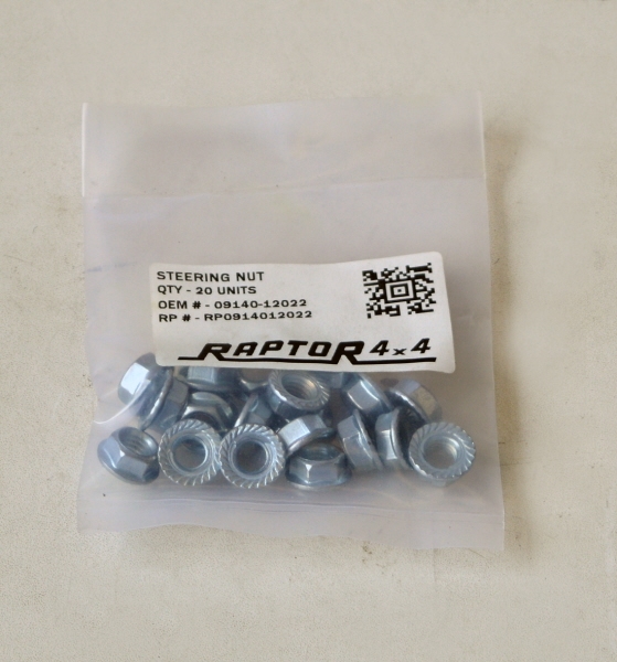 Styretøjs møtrikker 20 stk. til Suzuki Samurai 