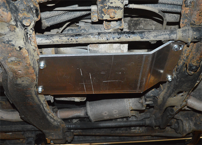 Undervognsbeskyttelse - Centerplade til Mitsubishi Pajero fra Raptor 4x4